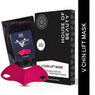 House Of Beauty India Skin Care V Chin Lift Mask(2 Times Reusable) Face Yoga gym Vibhuti Arora facegym Jade roller Guasha skingym Guasha Teacher Training Learn Yoga certified FaceTools Make up Anti ageing V Chin Lift Mask(2 Times Reusable)