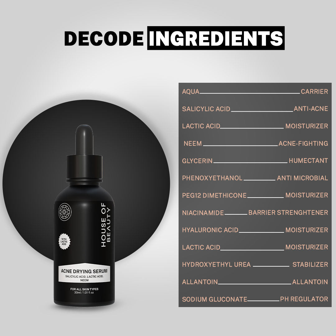 House of Beauty India Acne drying Serum