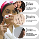 Reduce hairfall at home with Hair tool and red light treatment affordable, trending cutting hair tool for scalp health. Blue and Red light combo better than Vega, Wahl, Agaro, and Havells, it’s perfect for addressing issues like hair thinning, dandruff, and dullness.Search trends such as "best LED hair growth massager in India," "scalp massager with light therapy," and "tools to reduce hair fall naturally" make this product a viral favorite among haircare enthusiasts.
