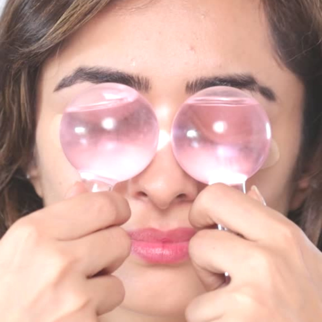 model 11 pink ice globes