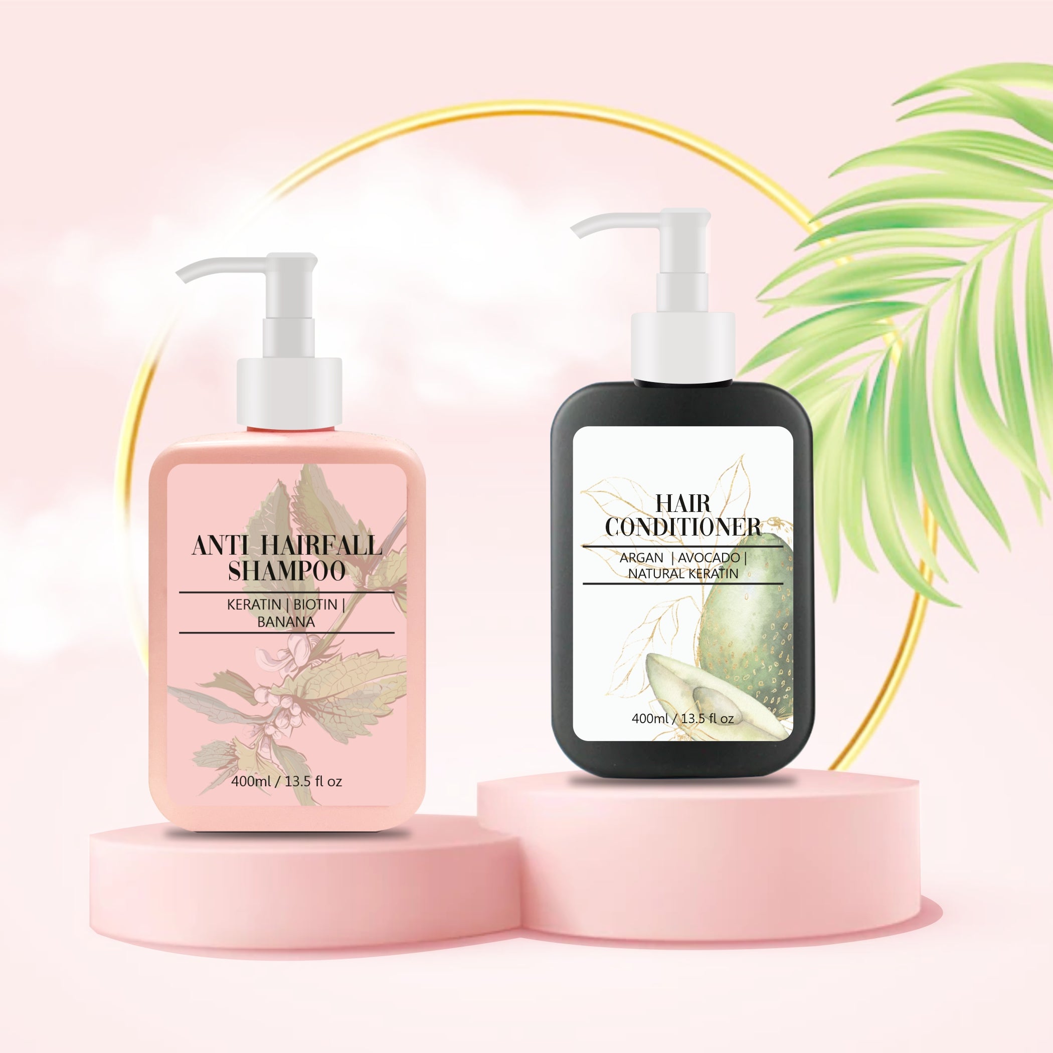 House Of Beauty India Hair Care Anti Hairfall Shampoo & Conditioner Combo (400 ml each) Face Yoga gym Vibhuti Arora facegym Jade roller Guasha skingym Guasha Teacher Training Learn Yoga certified FaceTools Make up Anti ageing Anti Hairfall Shampoo & Conditioner Combo (400 ml each)