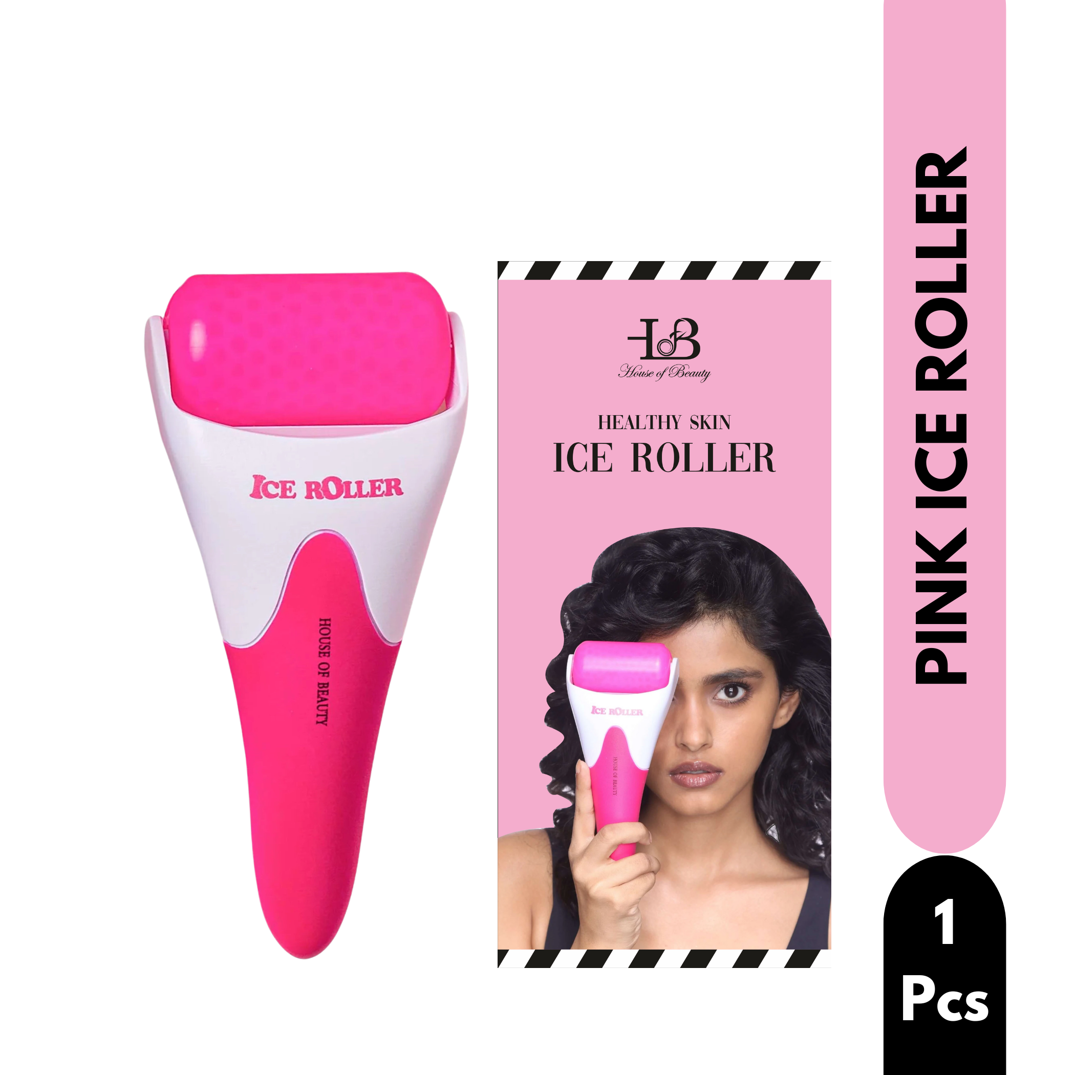 House of Beauty India  Pink Ice Roller