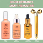 pack of 4 products including 3D Face Massager toner serum and oil for glow your face and give you your younger look back
