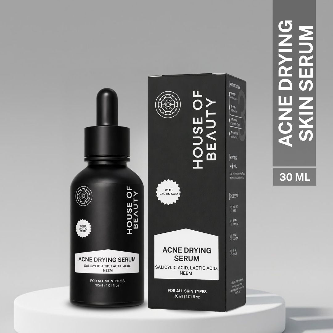 acne drying serum with salicylic acid lactic acid neem for pimples and acne treatment 30ml