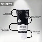 Anti-ageing hand cream that helps reduce dryness, dehydrated skin, rough texture, and visible signs of ageing while nourishing hands and cuticles.