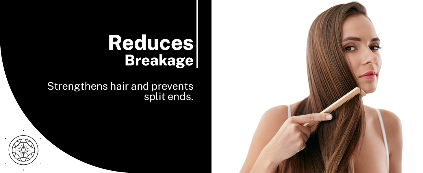 A+ House of beauty Hair Serum reduces breakage