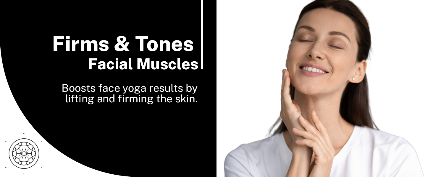A+ House of beauty Face Yoga Massage Oil firms & tone Facial Muscles