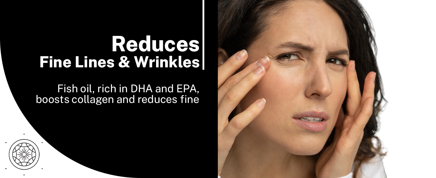 A+ House of beauty Fish oil Reduces fine lines & wrinkles