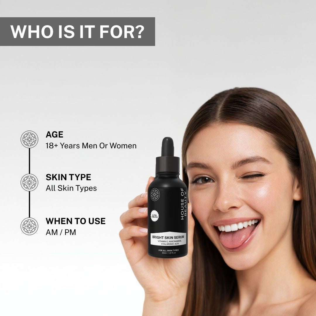 bright skin serum suitable for all skin types men and women daily use skincare