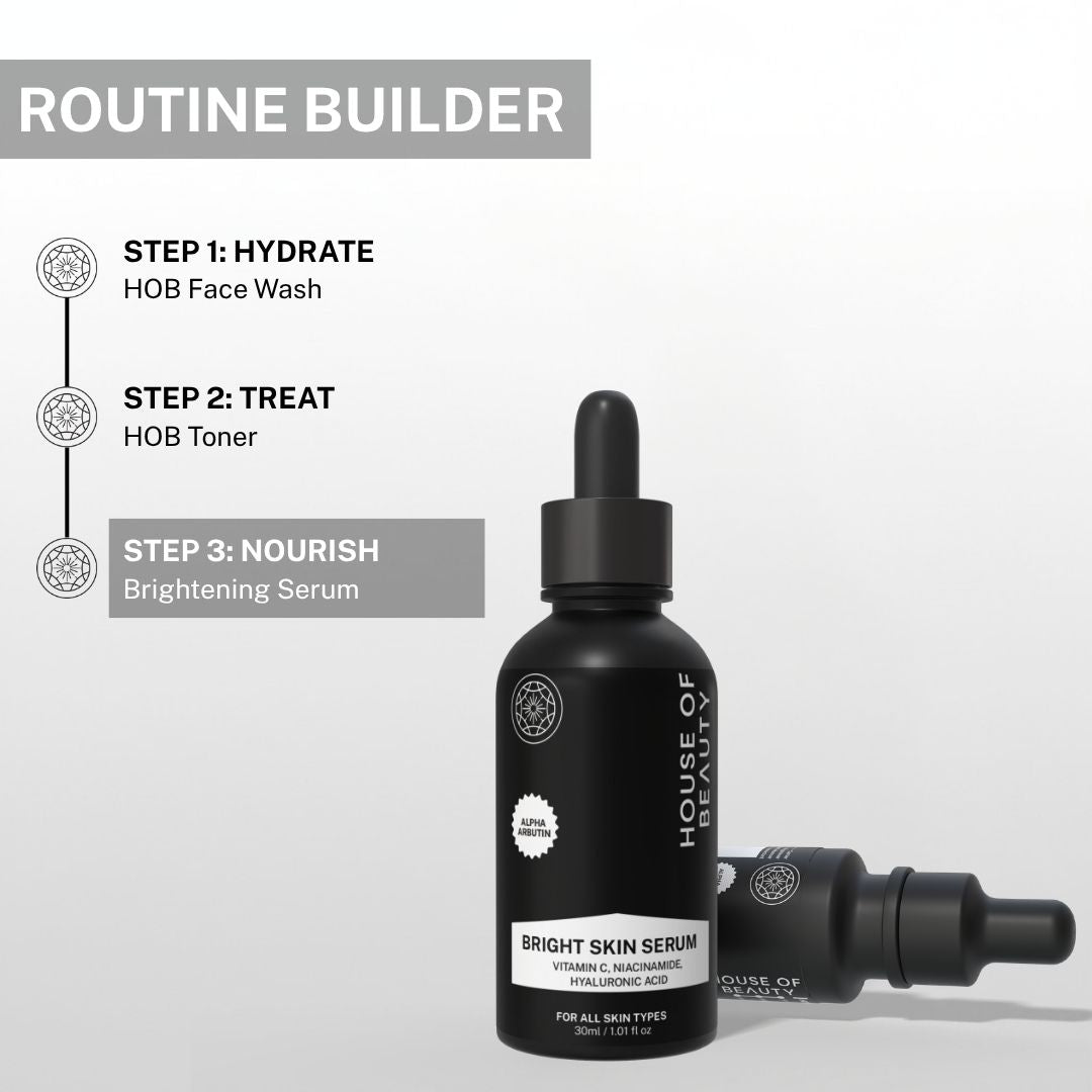 skincare routine hydrate tone apply bright skin serum for glowing even toned skin
