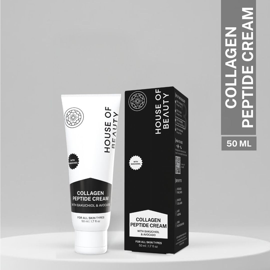 collagen peptide cream 50ml with bakuchiol avocado for wrinkles fine lines and skin firming