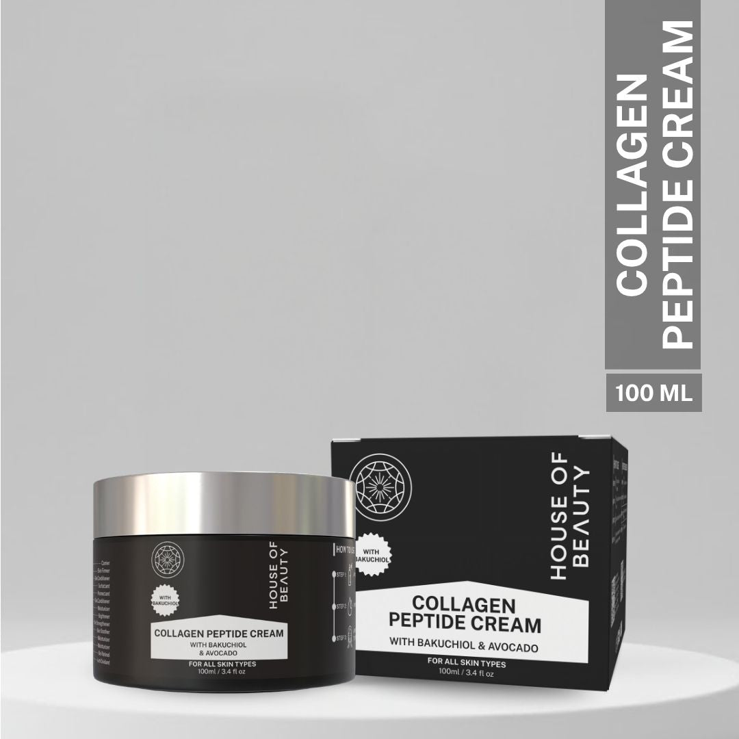 collagen peptide cream with bakuchiol avocado anti aging moisturizer for firm youthful skin 100ml