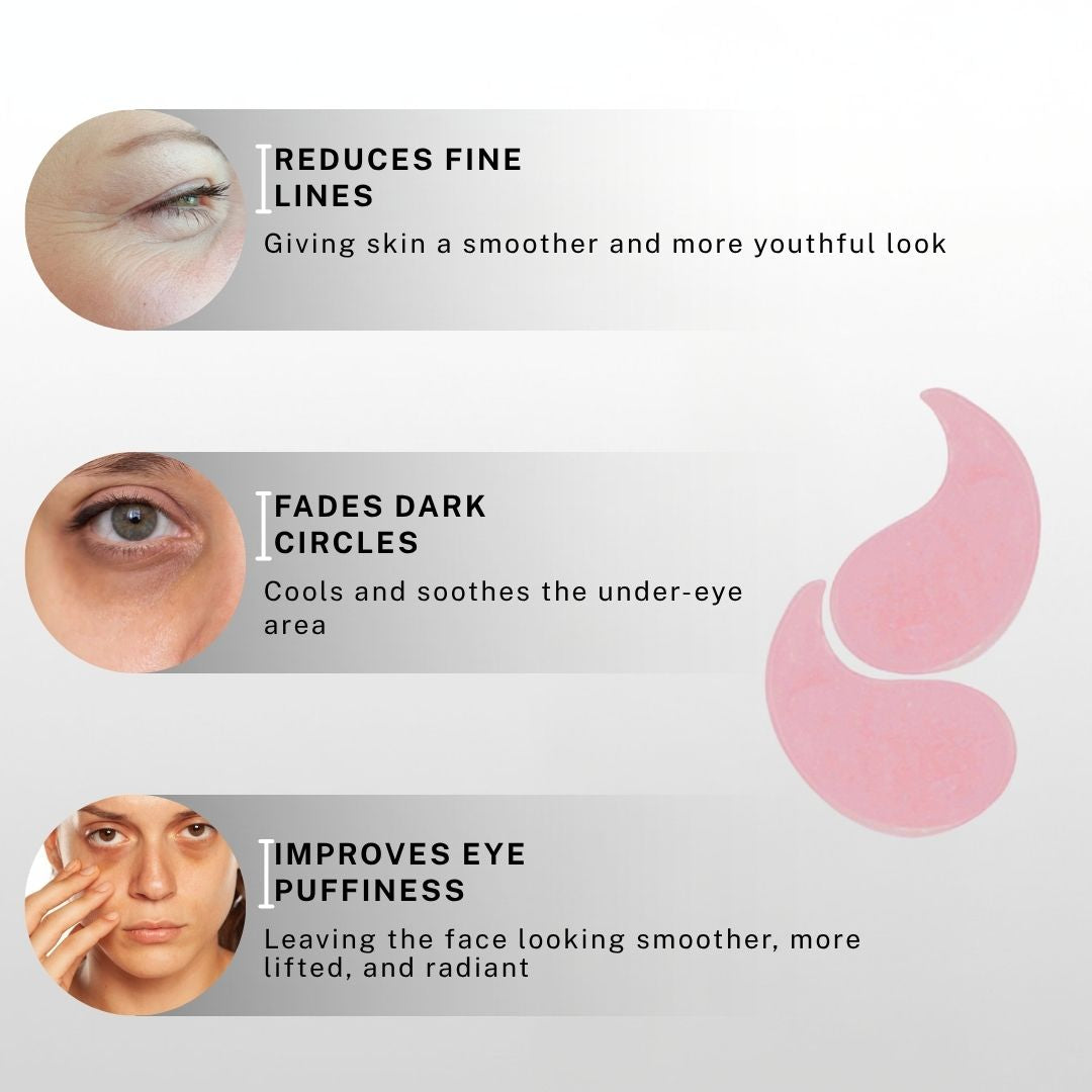 under eye patches reduce fine lines fade dark circles improve puffiness and smooth under eye skin