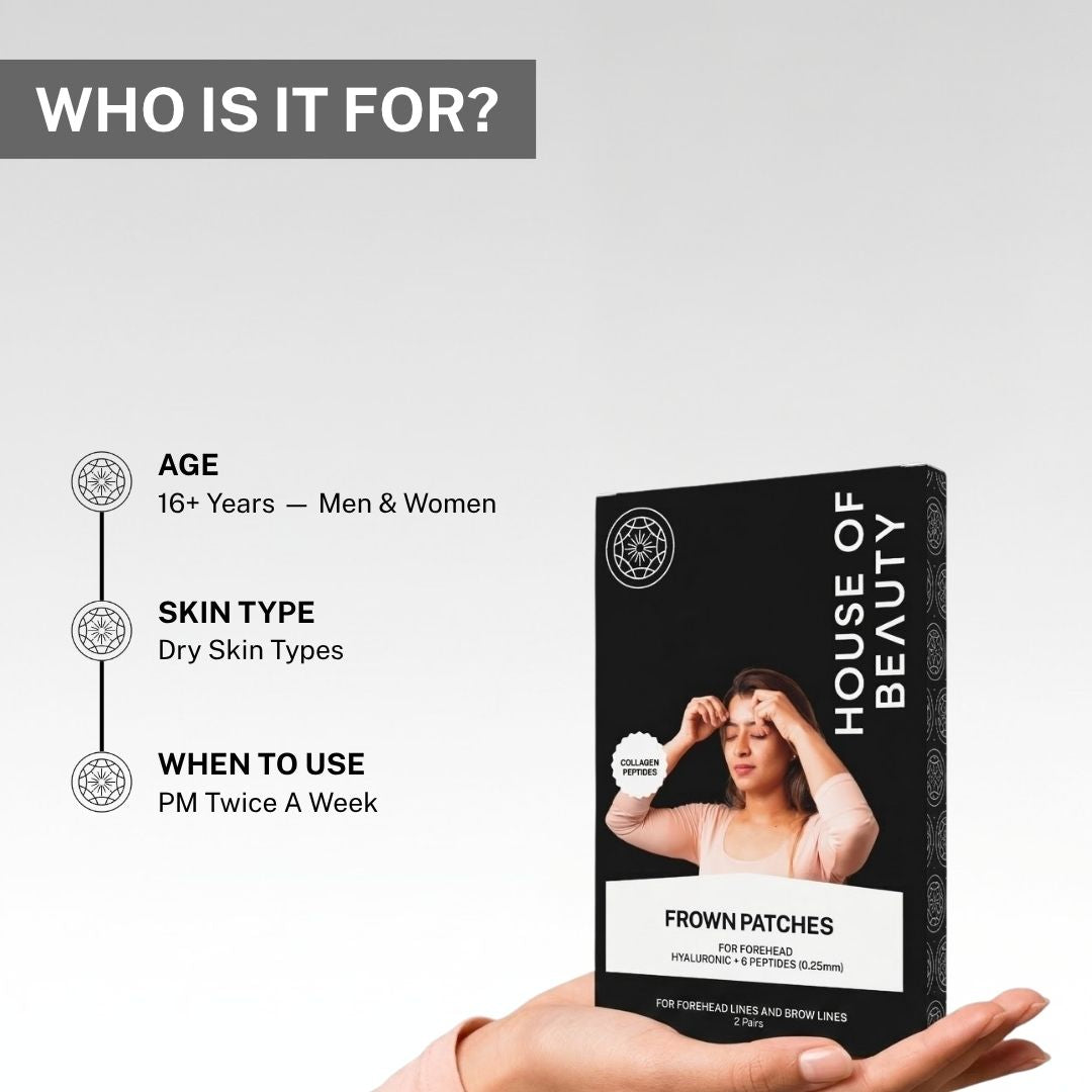 frown patches for men and women age 16 plus for dry skin forehead wrinkle treatment pm routine