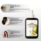 hair conditioner reduces split ends nourishes dry hair improves texture and deeply moisturizes