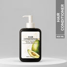 hair conditioner with argan oil avocado and keratin for smooth soft frizz free hair 400ml