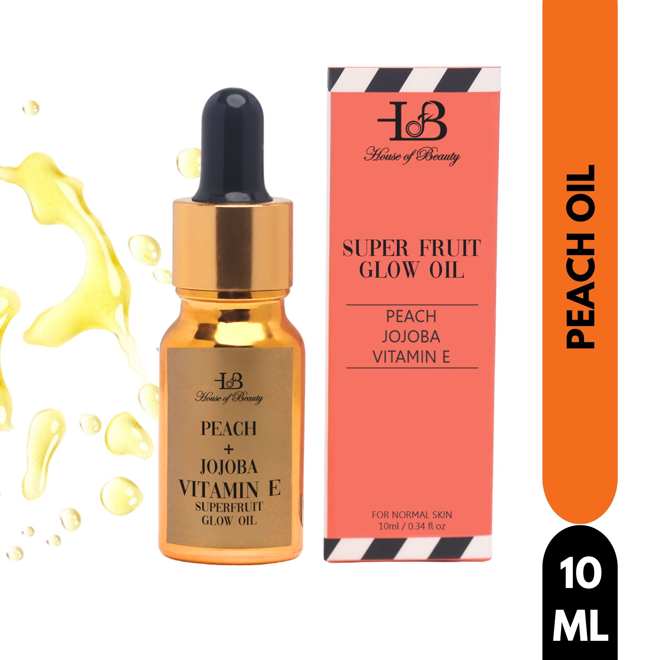 House of Beauty India Peach Oil 10ml