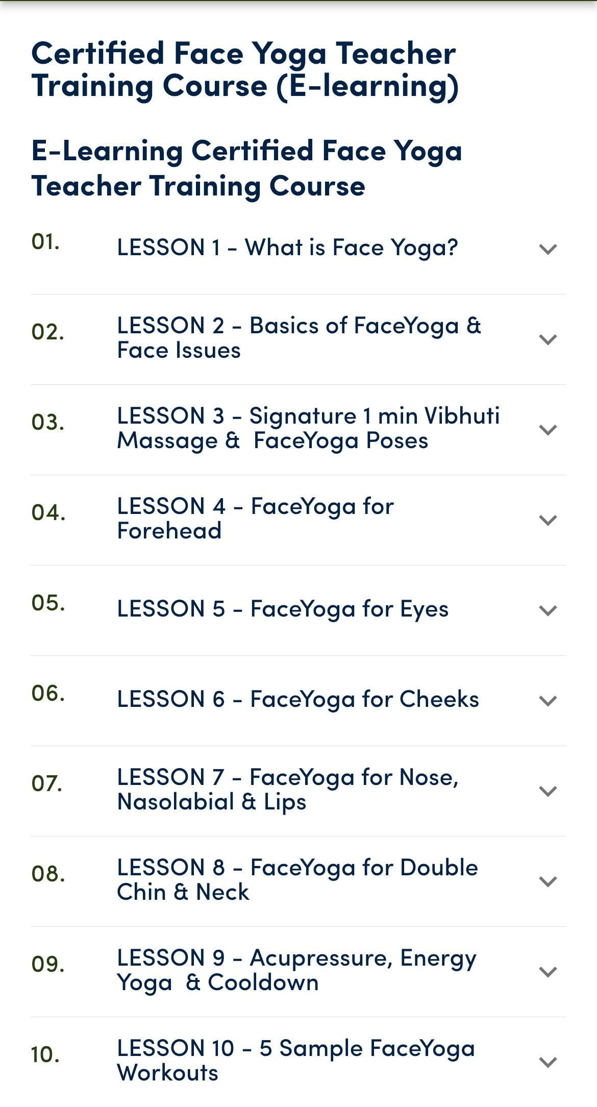 Buy certified face yoga teacher training course at amazing deals