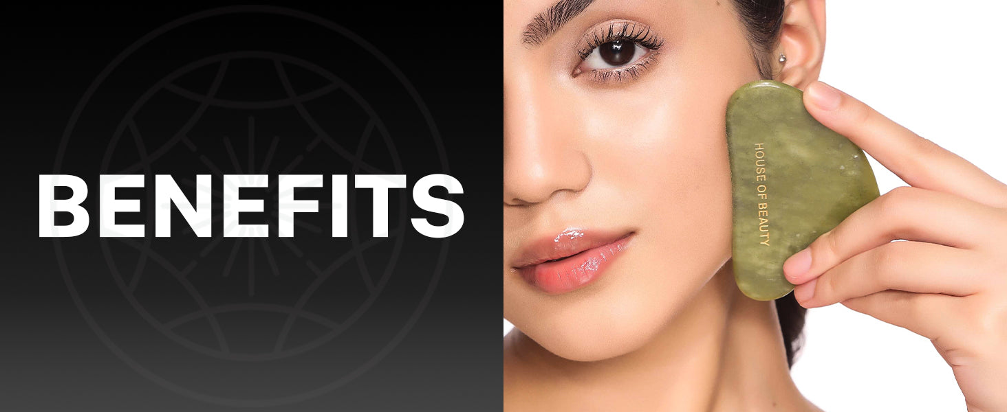 House of Beauty Jade guasha with Face oil Benefits