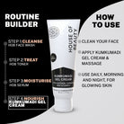 House of Beauty Kumkumadi Gel Cream — Ayurvedic brightening face cream infused with saffron, sandalwood, and turmeric for glowing, even-toned, youthful skin. Lightweight gel texture hydrates, reduces pigmentation, dark spots, and dullness — suitable for all skin type