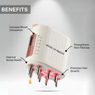 led hair massager benefits improving scalp health increasing blood circulation and strengthening hair follicles