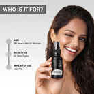 peptide serum suitable for all skin types men women anti aging daily skincare routine morning evening