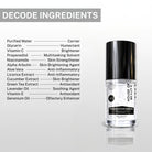 Pigmentation Serum Ingredients – Alpha Arbutin, Niacinamide & Vitamin C