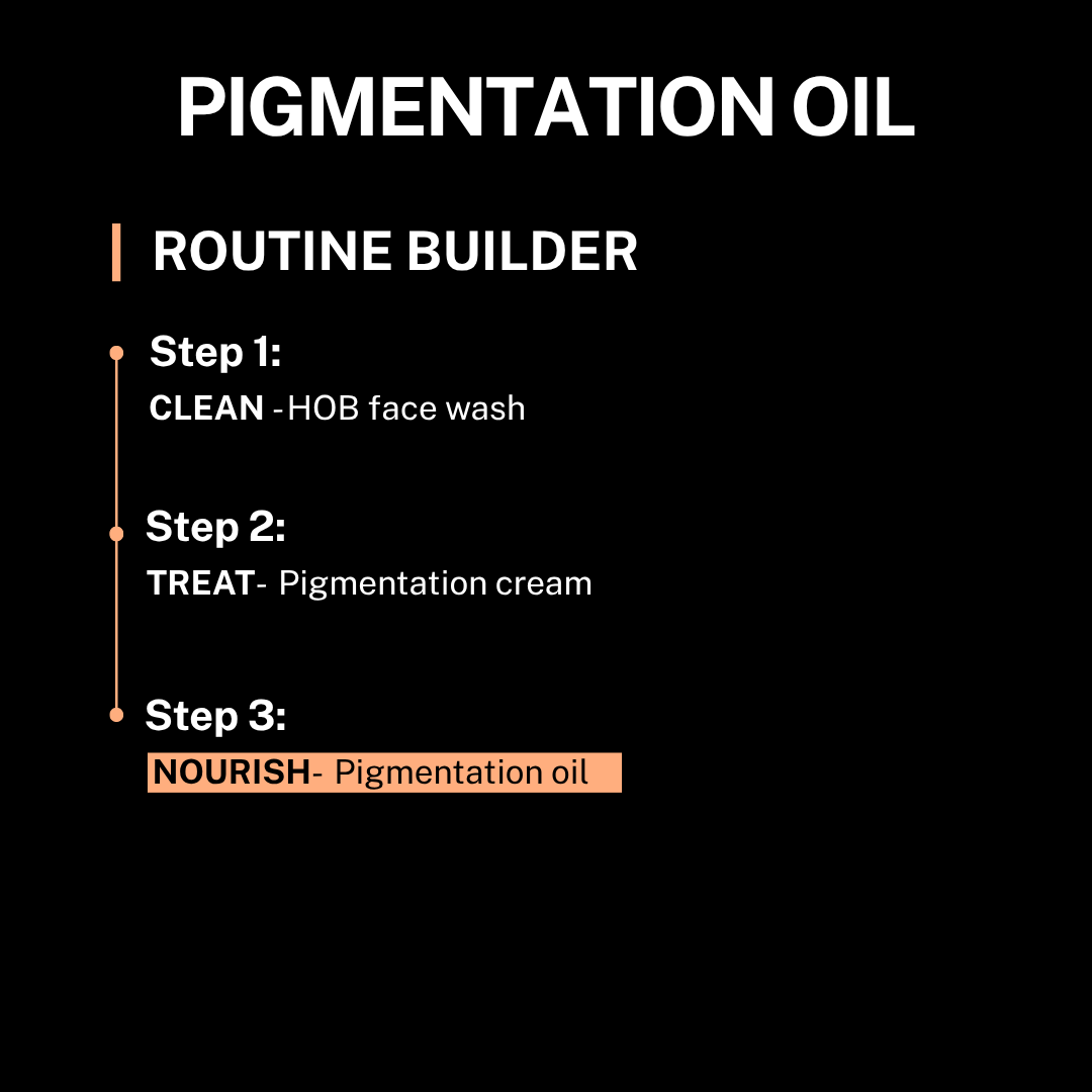 Pigmentation oil - Routine Builder