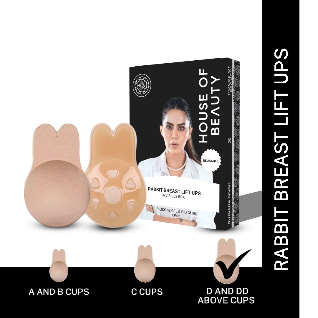 House Of Beauty India Body Care Rabbit Breast Lifts Ups (Bra) Face Yoga gym Vibhuti Arora facegym Jade roller Guasha skingym Guasha Teacher Training Learn Yoga certified FaceTools Make up Anti ageing Rabbit Breast Lifts Ups (Bra)