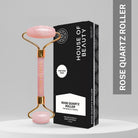 rose quartz face roller natural facial massage tool for skin tightening depuffing glowing skin