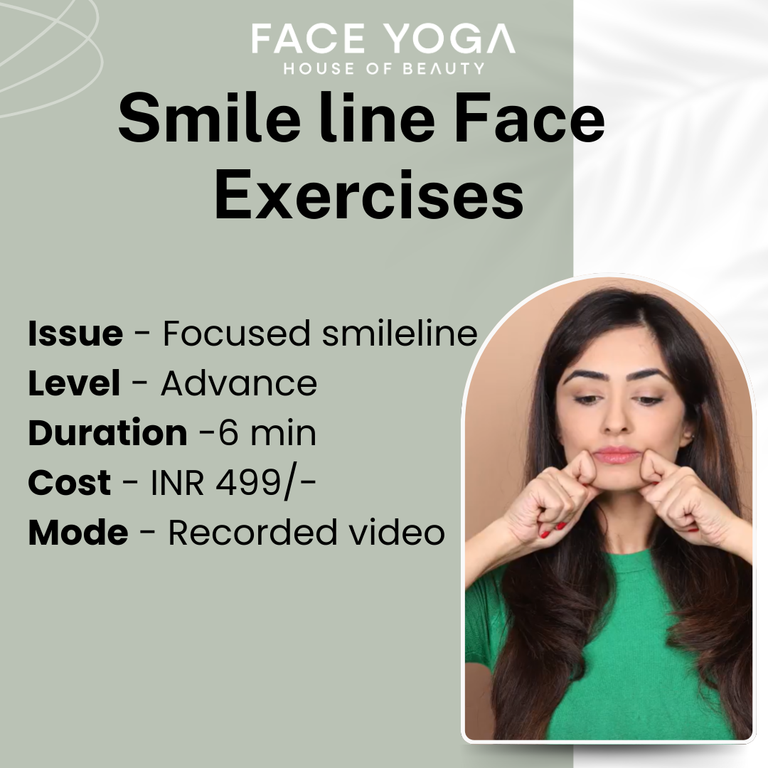 Reduce your smile line face by doing this simple expercise