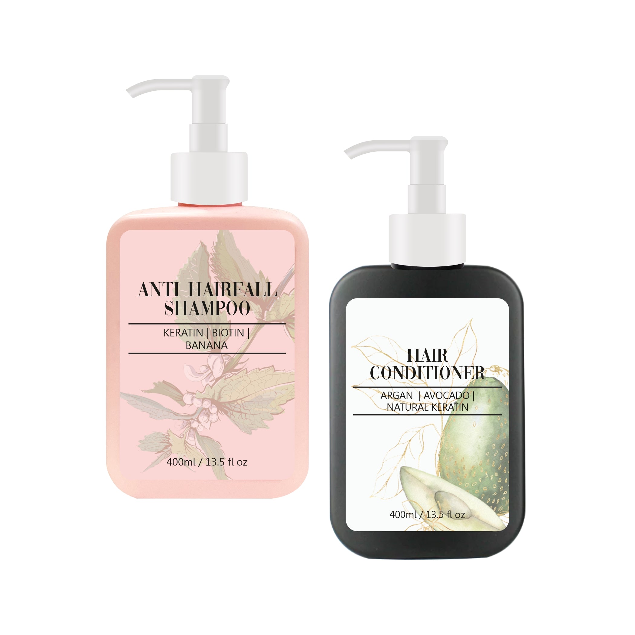 House Of Beauty India Hair Care Anti Hairfall Shampoo & Conditioner Combo (400 ml each) Face Yoga gym Vibhuti Arora facegym Jade roller Guasha skingym Guasha Teacher Training Learn Yoga certified FaceTools Make up Anti ageing Anti Hairfall Shampoo & Conditioner Combo (400 ml each)