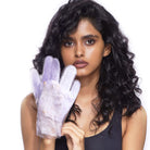 House Of Beauty India Skin Care Lavender Paraffin Hand Gloves (1 pair - 4 times reusable) Face Yoga gym Vibhuti Arora facegym Jade roller Guasha skingym Guasha Teacher Training Learn Yoga certified FaceTools Make up Anti ageing Lavender Paraffin Hand Gloves (1 pair - 4 times reusable)