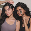 Models using derma roller from house of beauty India authentic face yoga tools