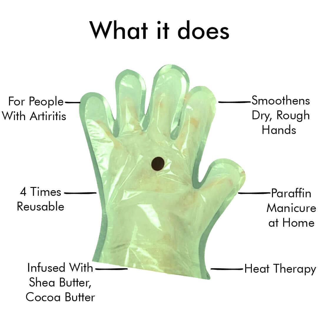 House Of Beauty India Skin Care Aloe Vera Paraffin Hand Gloves & Foot Socks Combo (2 pairs) Face Yoga gym Vibhuti Arora facegym Jade roller Guasha skingym Guasha Teacher Training Learn Yoga certified FaceTools Make up Anti ageing Aloe Vera Paraffin Hand Gloves & Foot Socks Combo (2 pairs)