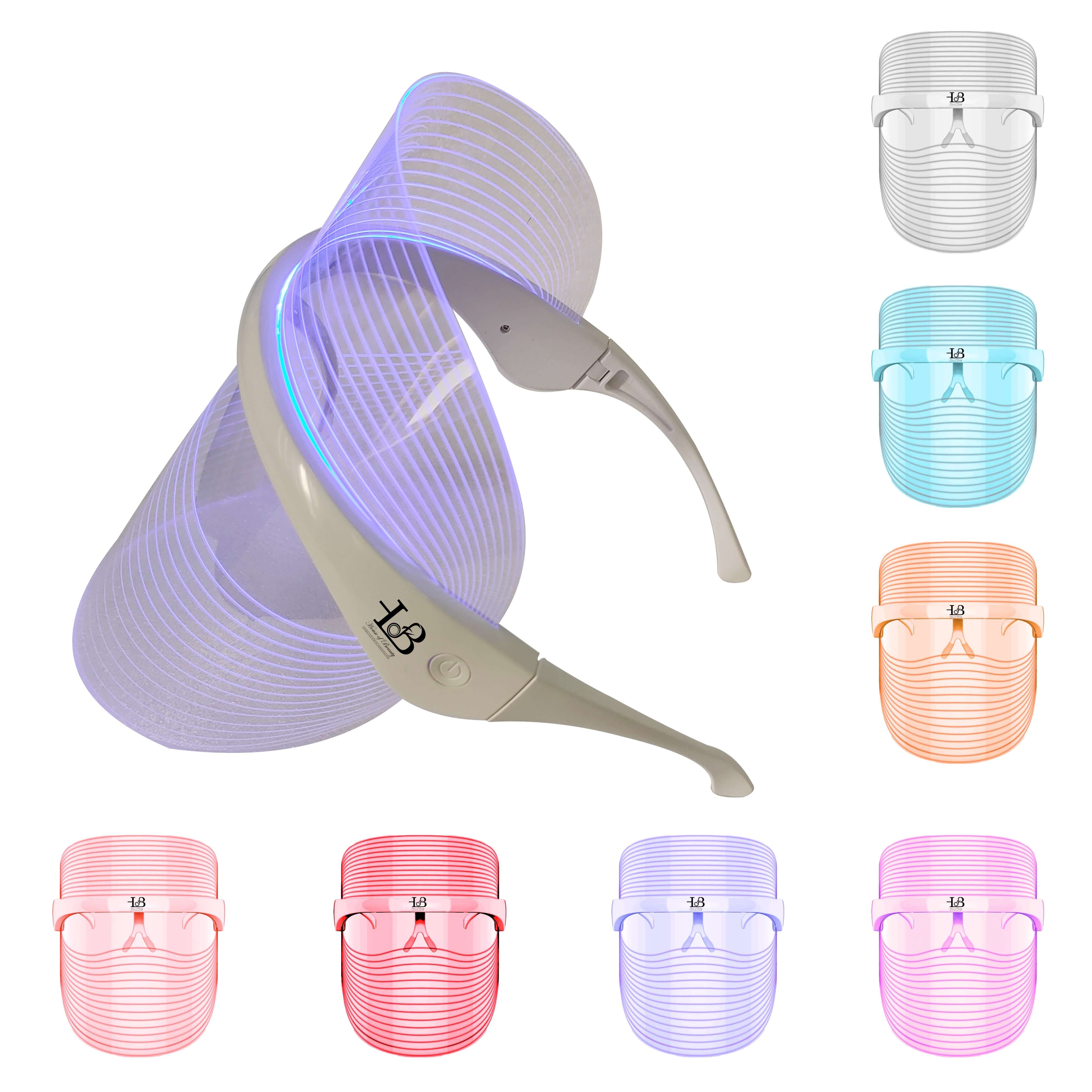 House Of Beauty India Face Tools 7 LED Photon Face Shield Face Yoga gym Vibhuti Arora facegym Jade roller Guasha skingym Guasha Teacher Training Learn Yoga certified FaceTools Make up Anti ageing 7 LED Photon Face Shield